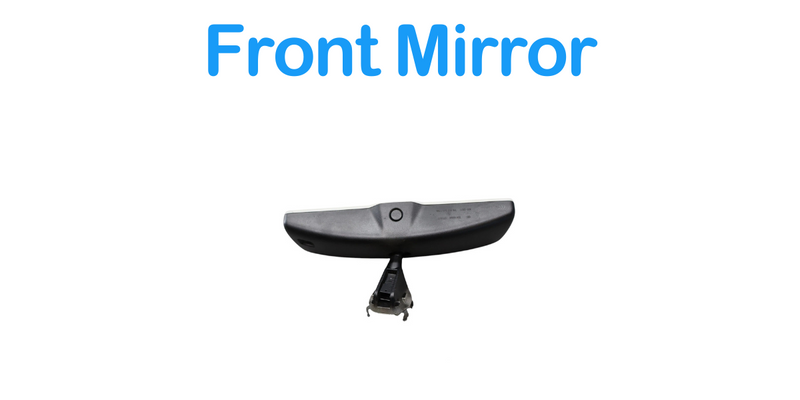 Load image into Gallery viewer, 11-16 Volkswagen Touareg Front Upper Interior Rear View Mirror 7P6857511S OEM
