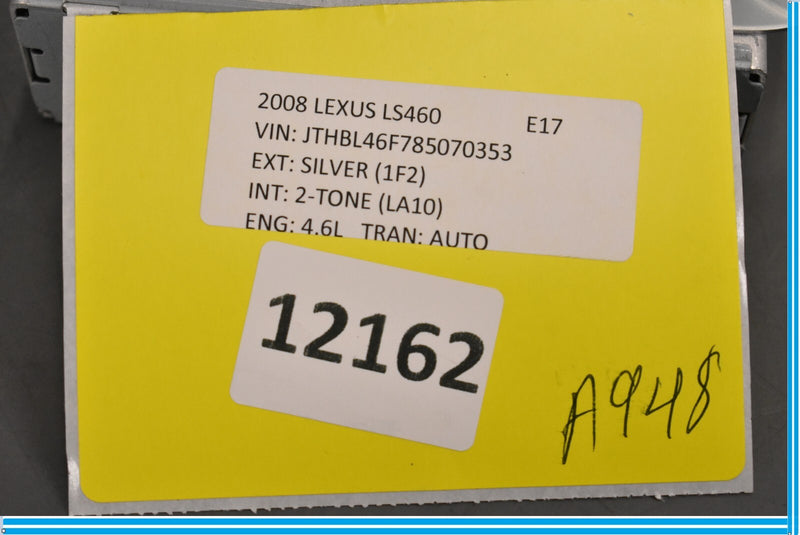 Load image into Gallery viewer, 07-09 Lexus LS460 Rear Left Driver Side Seat Climate Control Module Oem
