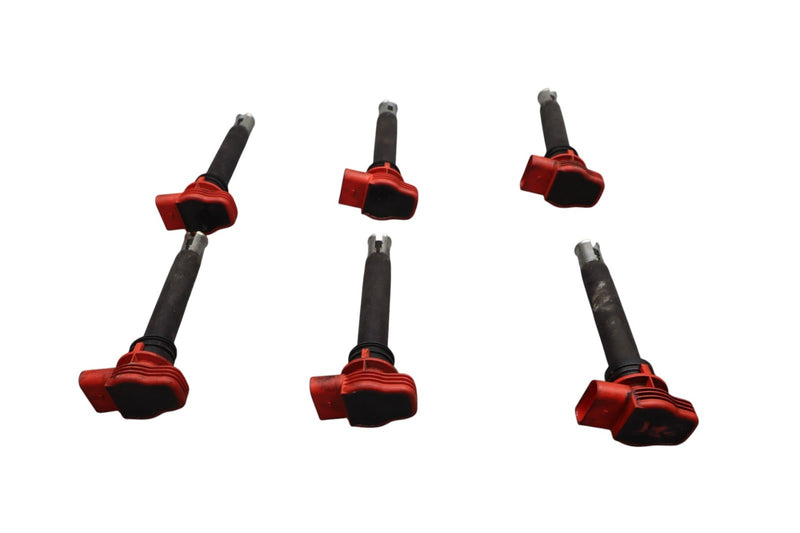 Load image into Gallery viewer, 05-19 Audi A4 A5 A6 Quattro SQ5 Q5 Front Engine Ignition Coil Red 06E905115A Oem

