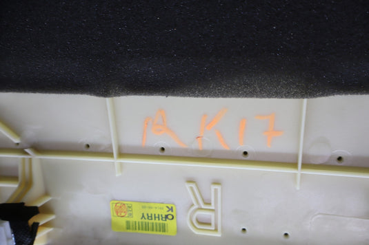 14-16 Hyundai Equus Front Right Passenger Side Seat Back Panel Cover Oem