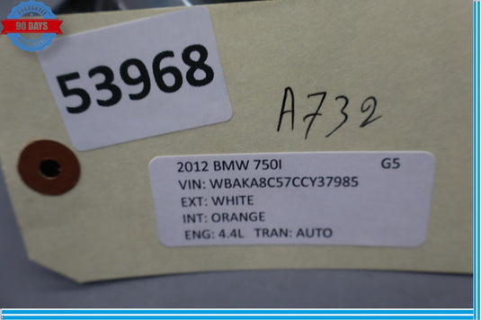 09-15 BMW 750i 740i Left Side High Tone Note Horn Signal Oem