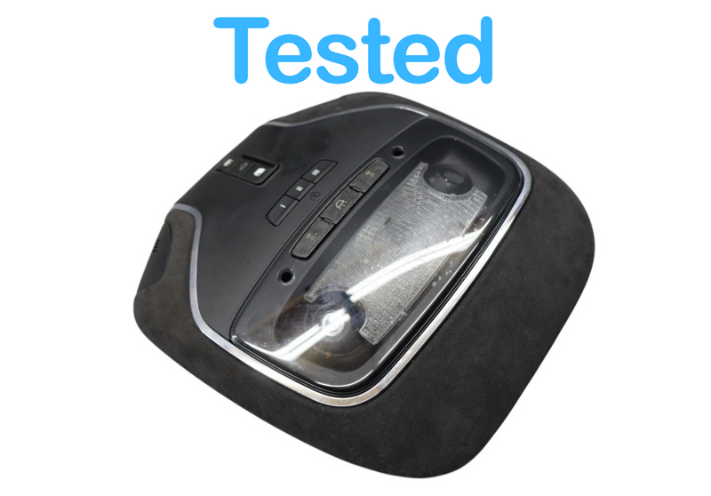 Load image into Gallery viewer, 14-16 Maserati Quattroporte M156 Overhead Dome Light Lamp Suede 06700247150 Oem
