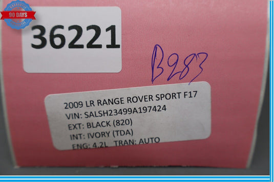 06-09 Land Range Rover Sport Front Passenger Side Door Window Switch PVJ Oem