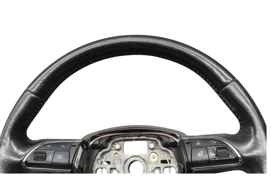 12-15 Audi A6 4 Spoke Steering Wheel W/ Control Switches Black 4G0419091 Oem