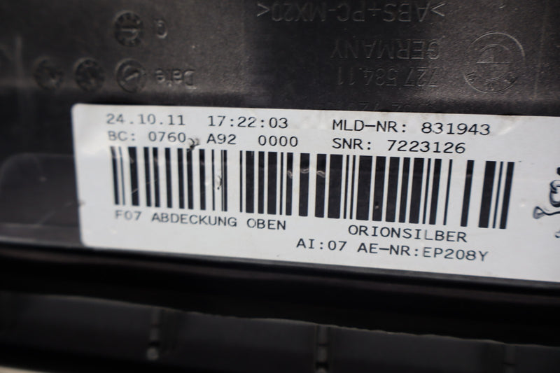 Load image into Gallery viewer, 10-17 BMW 535i GT xDrive Rear Trunk Lid Top Cover Wing Spoiler Panel Oem
