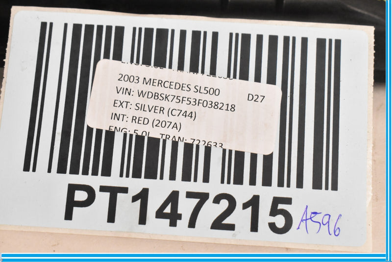 Load image into Gallery viewer, 03-08 Mercedes R230 SL500 Rear Right Luggage Seatbelt Retractor Speaker Assembly
