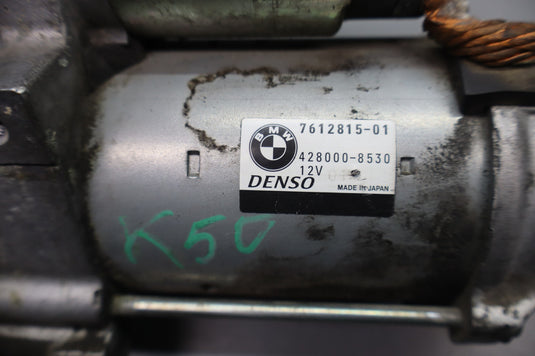 12-19 BMW F10 550i 650i 750i X6 Engine Starter Motor Assembly 7612815 Oem
