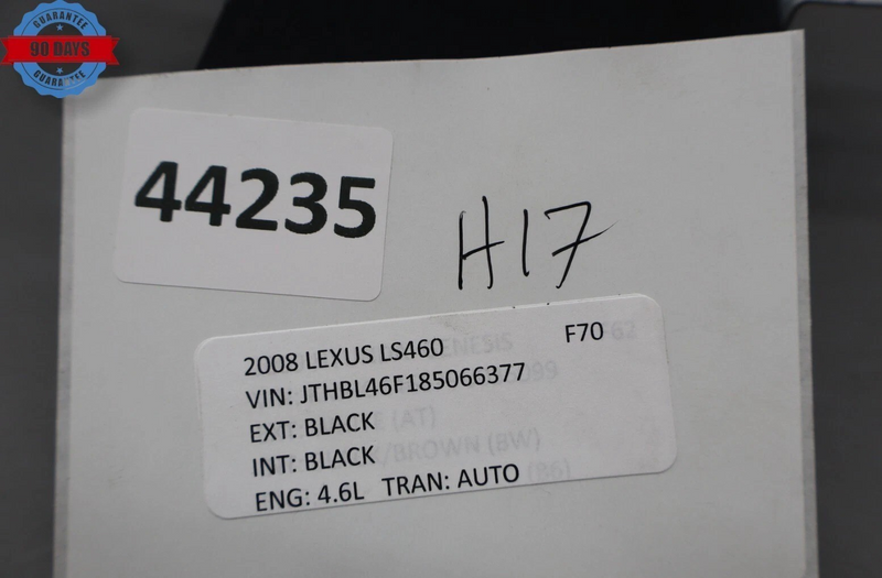 Load image into Gallery viewer, 07-09 Lexus LS460 LS460L Rear Left Seat Mounted Position Control Module Unit Oem
