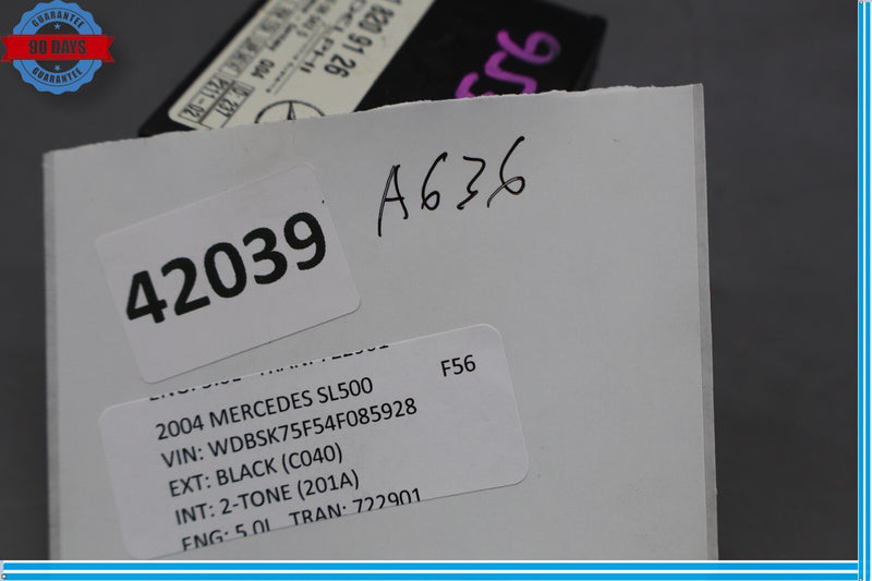 Load image into Gallery viewer, 03-12 Mercedes R230 SL500 SL55 Alarm Anti Theft Locking Control Module Oem
