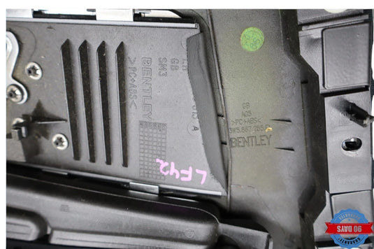 06-12 Bentley Continental Flying Spur Left Driver Side B-Pillar Cover Trim OEM