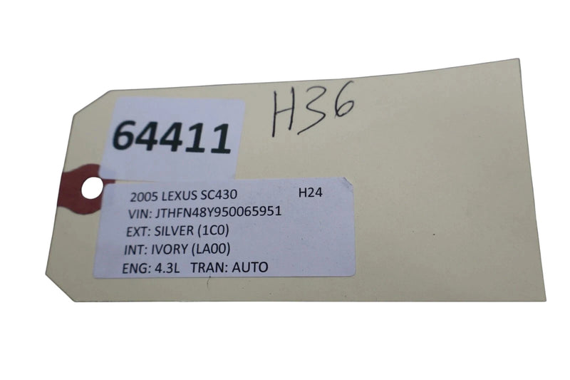 Load image into Gallery viewer, 02-05 Lexus SC430 Z40 Front Left Driver Side Seat Headrest Head Rest OEM
