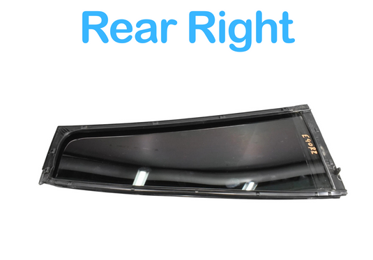 11-20 Infiniti QX56 QX80 Rear Right Side Door Vent Window Glass 822205ZA0A Oem
