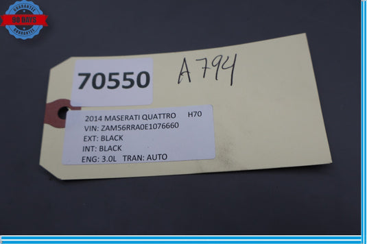 14-20 Maserati Quattroporte Front Right Side Door Computer Control Module OEM