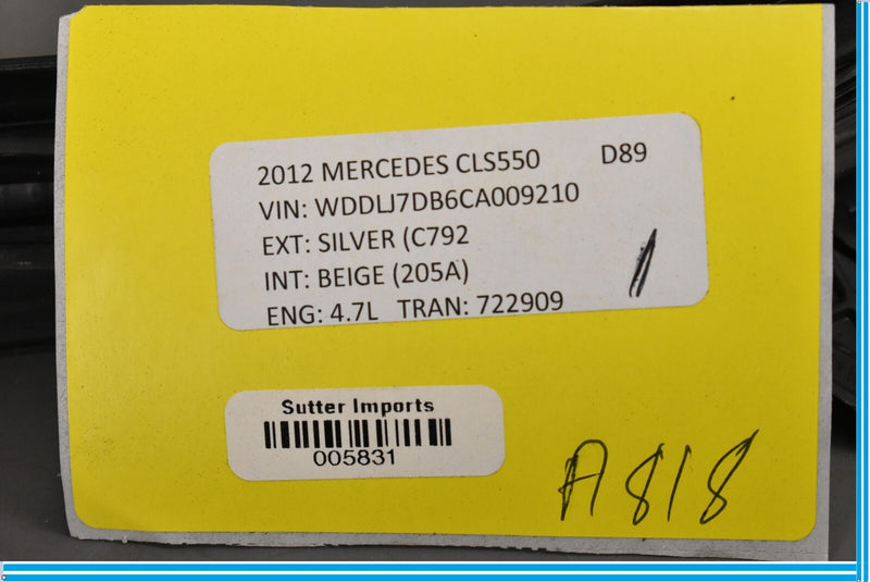 Load image into Gallery viewer, 12-18 Mercedes CLS550 W219 Front Right Passenger Door Whether Strip Seal Oem
