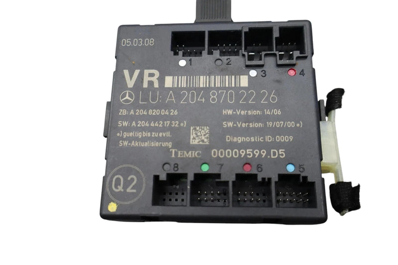 Load image into Gallery viewer, 08-18 Mercedes W204 C300 C250 E400 Front Right Side Door Control Module Unit Oem
