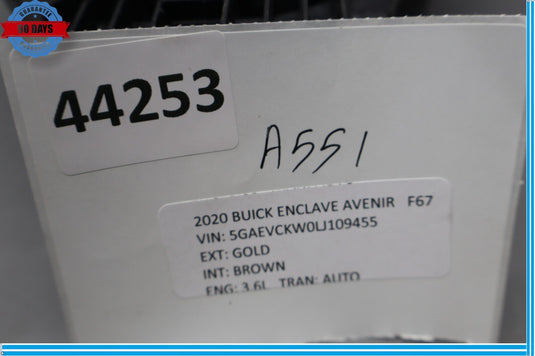 18-21 Buick Enclave Avenir Front Left Driver Door Panel Audio Speaker Oem