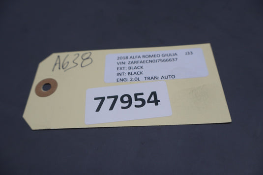 17-23 Alfa Romeo Giulia Front Left Side Door Sill Scuff Plate Trim Cover Oem