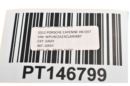2011-2013 Porsche Cayenne Front Left Driver Side Lower Seat Bottom Cushion OEM