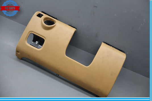 03-10 Porsche Cayenne Front Left Driver Side Lower Dash Knee Trim Panel Tan Oem