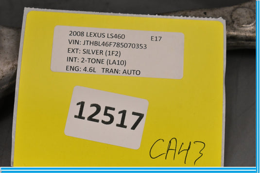 07-17 Lexus LS460 Right Passenger Side Upper Suspension Control Arm Oem