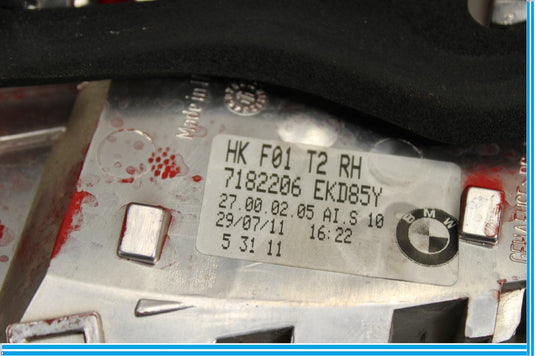 09-12 BMW 750i F01 F02 Right Passenger SideTail Light Brake Stop Lamp Outer Oem