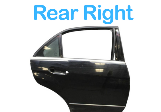10-13 Mercedes E350 E550 Rear Right Passenger Side Door Cover Panel Black Oem