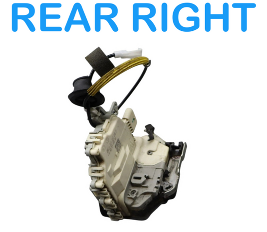 09-17 Audi SQ5 Q5 Rear Right Side Door Lock Latch Actuator 8J1837016 OEM