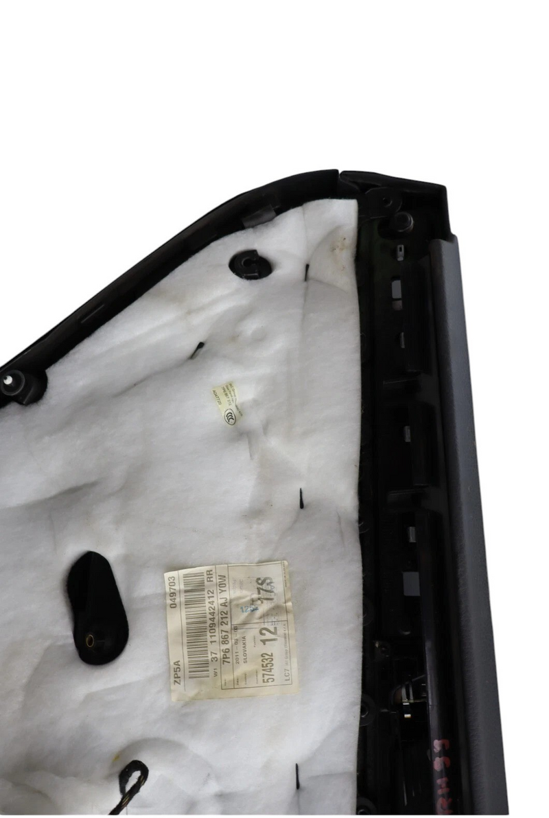 Load image into Gallery viewer, 11-14 Volkswagen VW Touareg Rear Right Passenger Interior Door Panel Black Oem
