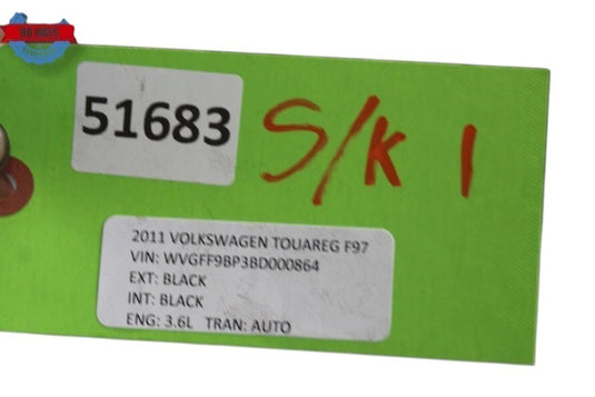 11-17 Volkswagen Touareg Rear Left Driver Side Spindle Knuckle Wheel Hub Oem