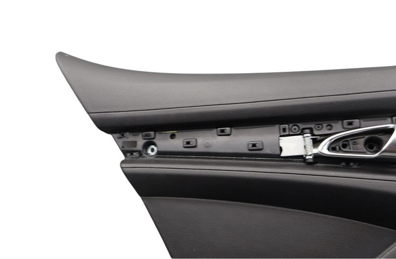 Load image into Gallery viewer, 10-16 Porsche Panamera 970 Rear Left side Interior Door Panel Cover Black Oem
