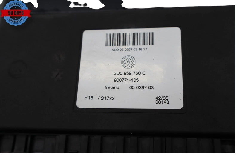 Load image into Gallery viewer, 06-12 Bentley Continental Flying Spur Front Left Seat Control Module 3D0959760C
