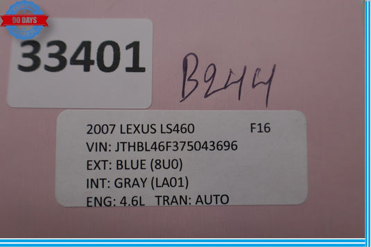 07-09 Lexus LS460 LS460L Rear Interior Roof Dome Reading Light Lamp Oem