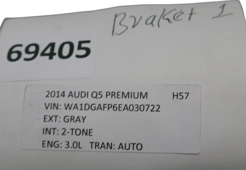 Load image into Gallery viewer, 09-17 Audi SQ5 Q5 Rear Left Side Bumper Reinforcement Bar Bracket 8R0807331D Oem
