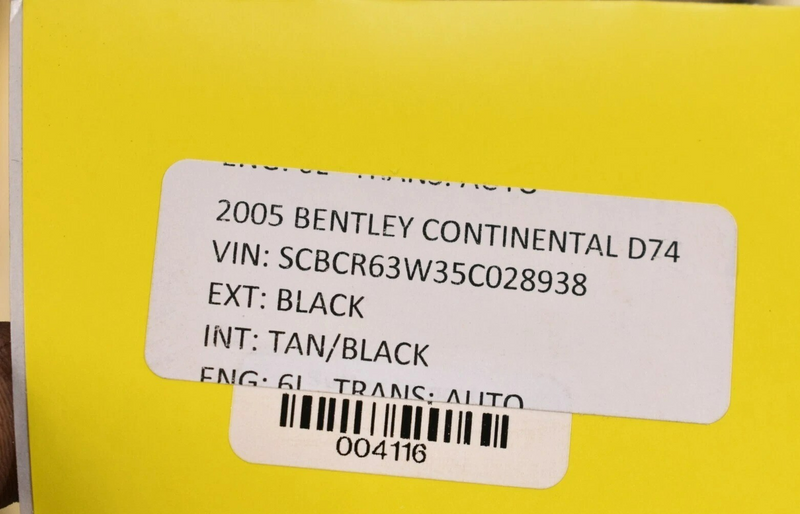Load image into Gallery viewer, 03-06 Bentley Continental Front Left Driver Side Seat Lower Bottom Cushion Oem
