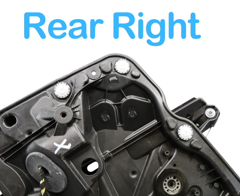 Load image into Gallery viewer, 11-17 Volkswagen VW Touareg Rear Right Side Door Window Regulator &amp; Panel Oem
