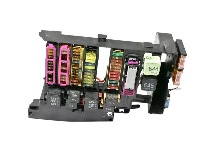 11-18 Audi D4 A8 A8L Quattro Fuse Box Control Module Unit W/ Mount Bracket OEM