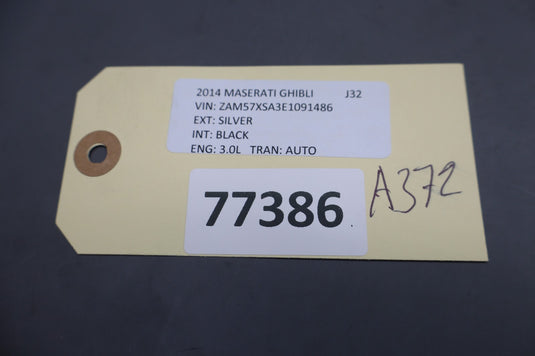 14-20 Maserati Ghibli Left Driver Side Dashboard End Cap Trim Cover Black Oem