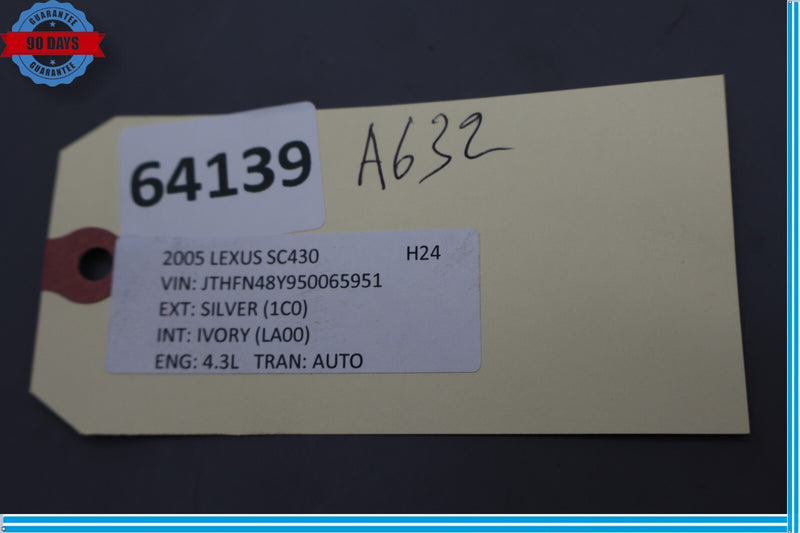 Load image into Gallery viewer, 02-08 Lexus SC430 Rear Right Passenger Side Seat Belt Seatbelt Retractor Oem
