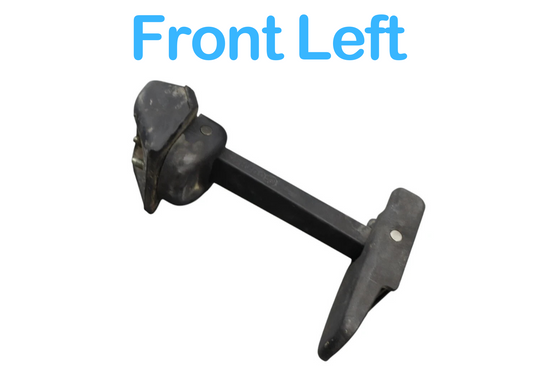 03-09 Hummer H2 Front Left Driver Side Hood Latch Rubber Lock Strap Black OEM