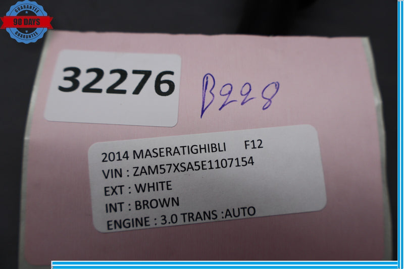 Load image into Gallery viewer, 14-21 Maserati Ghibli Front Left Driver Seat Headrest Guide Sleeve Insert Oem
