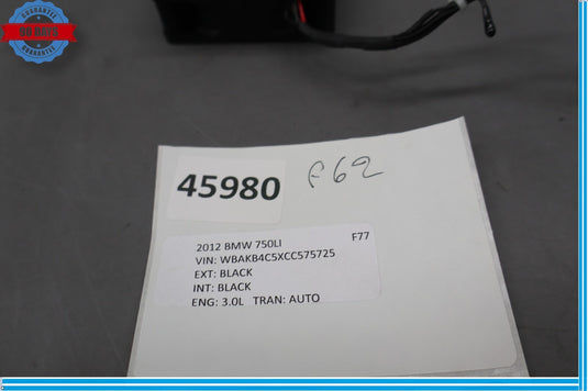 09-15 BMW 750Li 750Li xDrive Trunk Amp Amplifier Cooling Fan Motor Oem