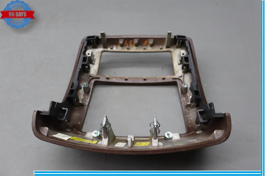 07-13 Mercedes W221 S550 S600 Center Console Rear AC Control Trim Bezel Wood Oem