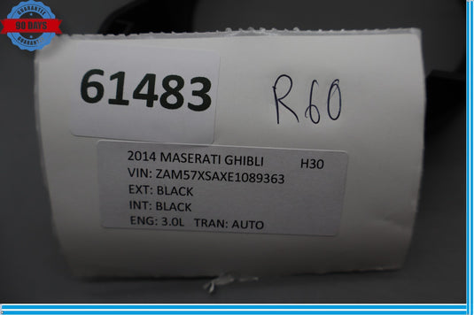 14-17 Maserati Quattroporte Ghibli Front Steering Column Cover Black Oem