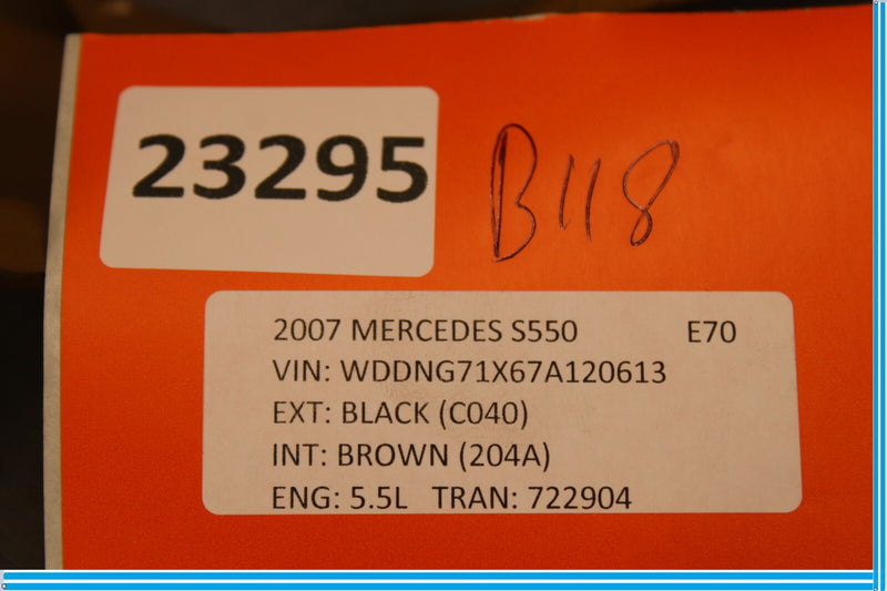 Load image into Gallery viewer, 07-13 Mercedes S400 S550 W221 Front Left Side Seat Black Trim Cover Panel Oem
