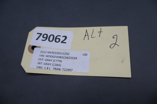 12-15 Mercedes W204 C250 SLK250 Engine Alternator Generator Remanufactured Oem