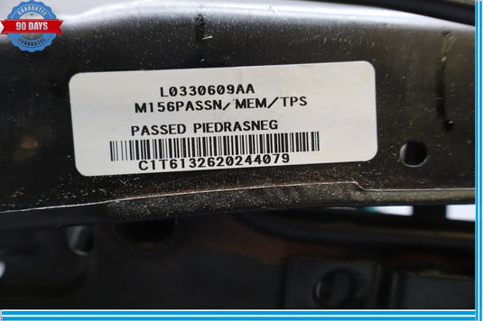 14-17 Maserati Ghibli Front Right Side Lower Seat Track Rail Frame Oem