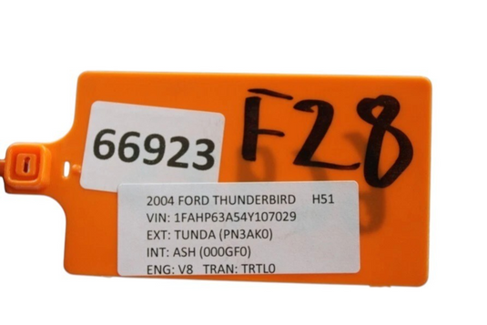 02-05 Ford Thunderbird Front Right Side Inner Fender Liner Splash Guard Oem