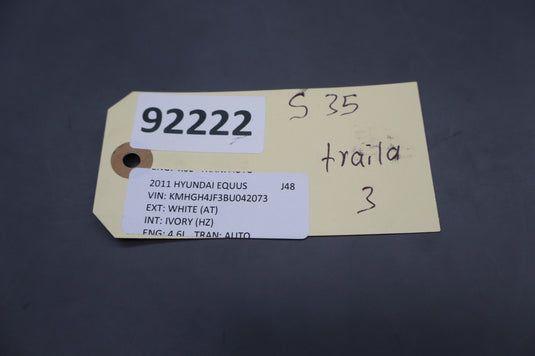 11-12 Hyundai Equus SIG Front Left Driver Side Interior Door Trim Panel Oem