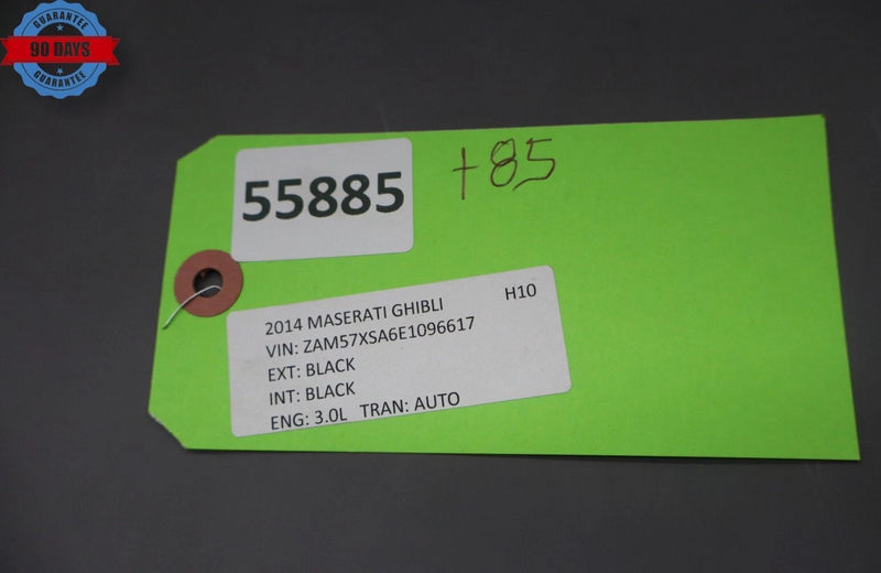 Load image into Gallery viewer, 14-19 Maserati Ghibli Rear Bumper Center Lower Molding Trim 670010777 OEM
