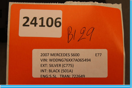 07-10 Mercedes W221 S600 Front Left or Right Seat Contour Control Module Oem
